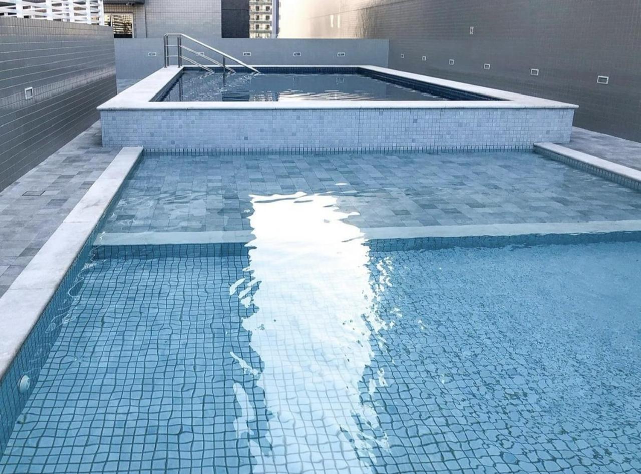 Apto Otima Localizacao A 100M Da Praia, Piscina, Ar Condicionado, Garagem E Portaria 24H Praia Grande (Santos) Exterior foto